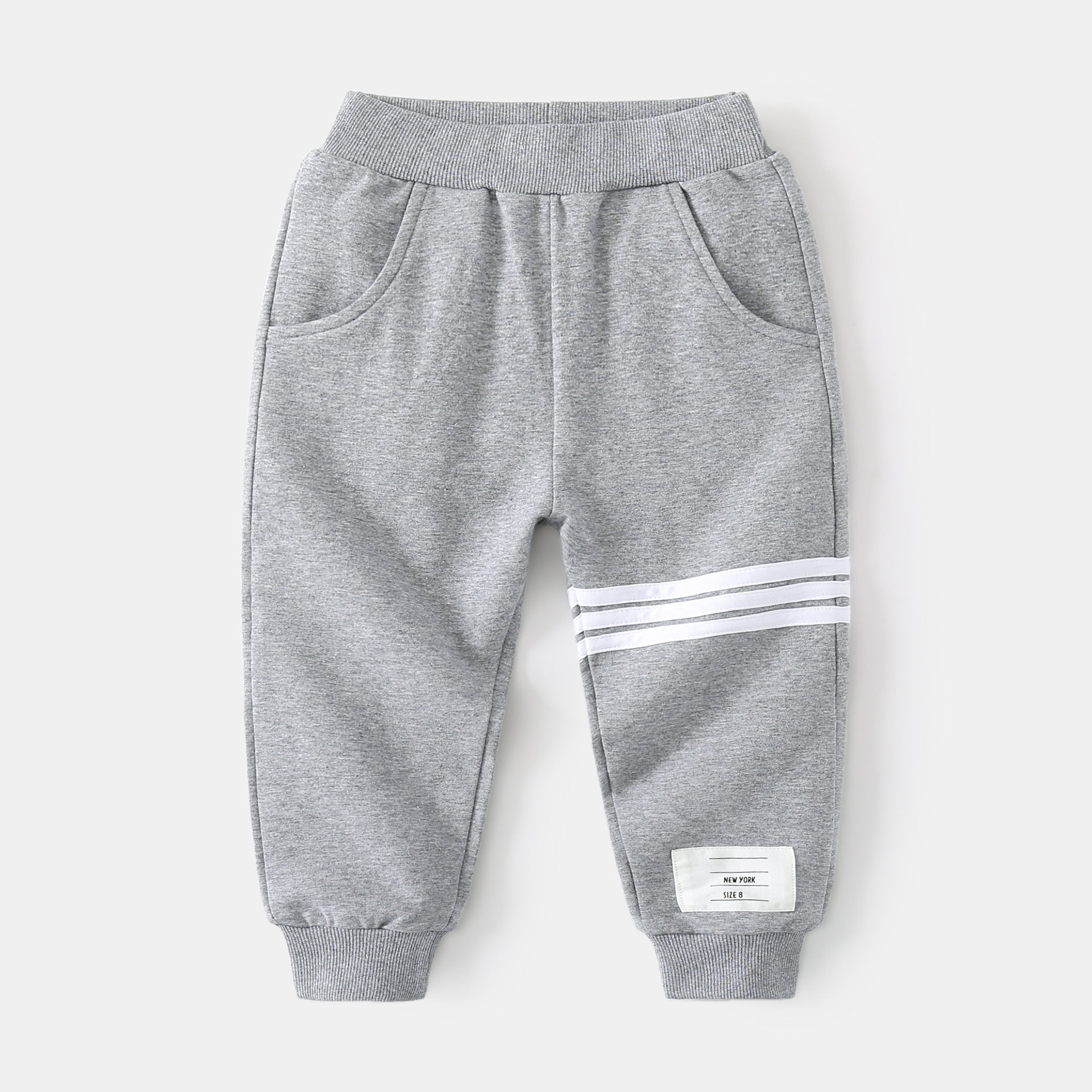 Long Sleeve Two-Piece Set for Boys, Loose Fit, Sporty Style